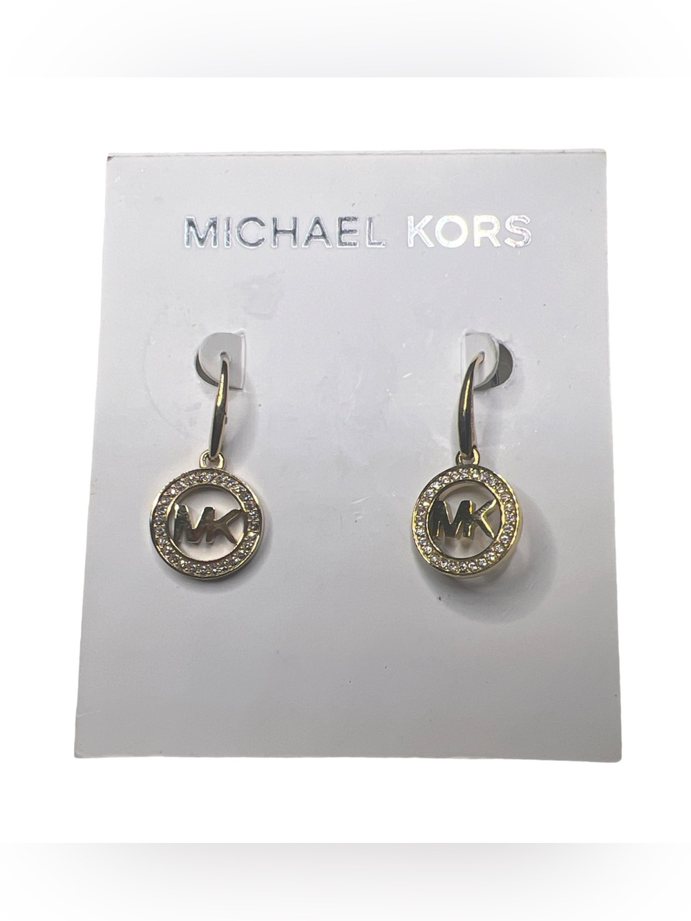 NOS Michael Kors Gold Glitz Earrings
